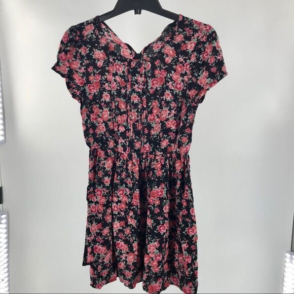 Forever 21  Floral V-neck Dress sz S - Picture 3 of 7